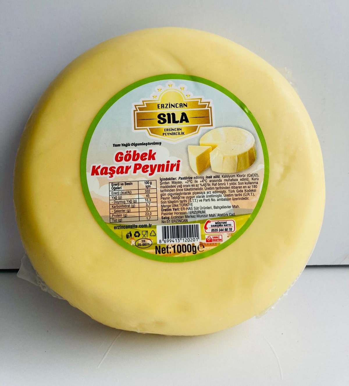 Göbek Kaşar Peyniri 
